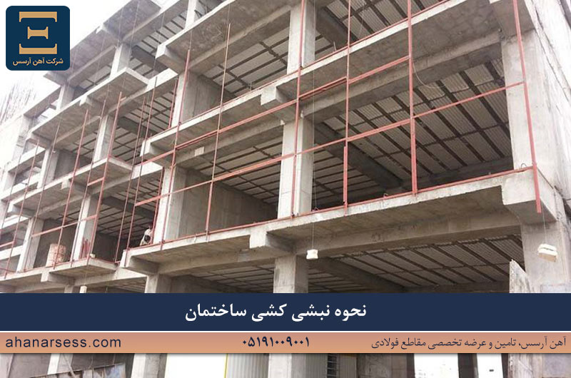 نحوه نبشی کشی ساختمان